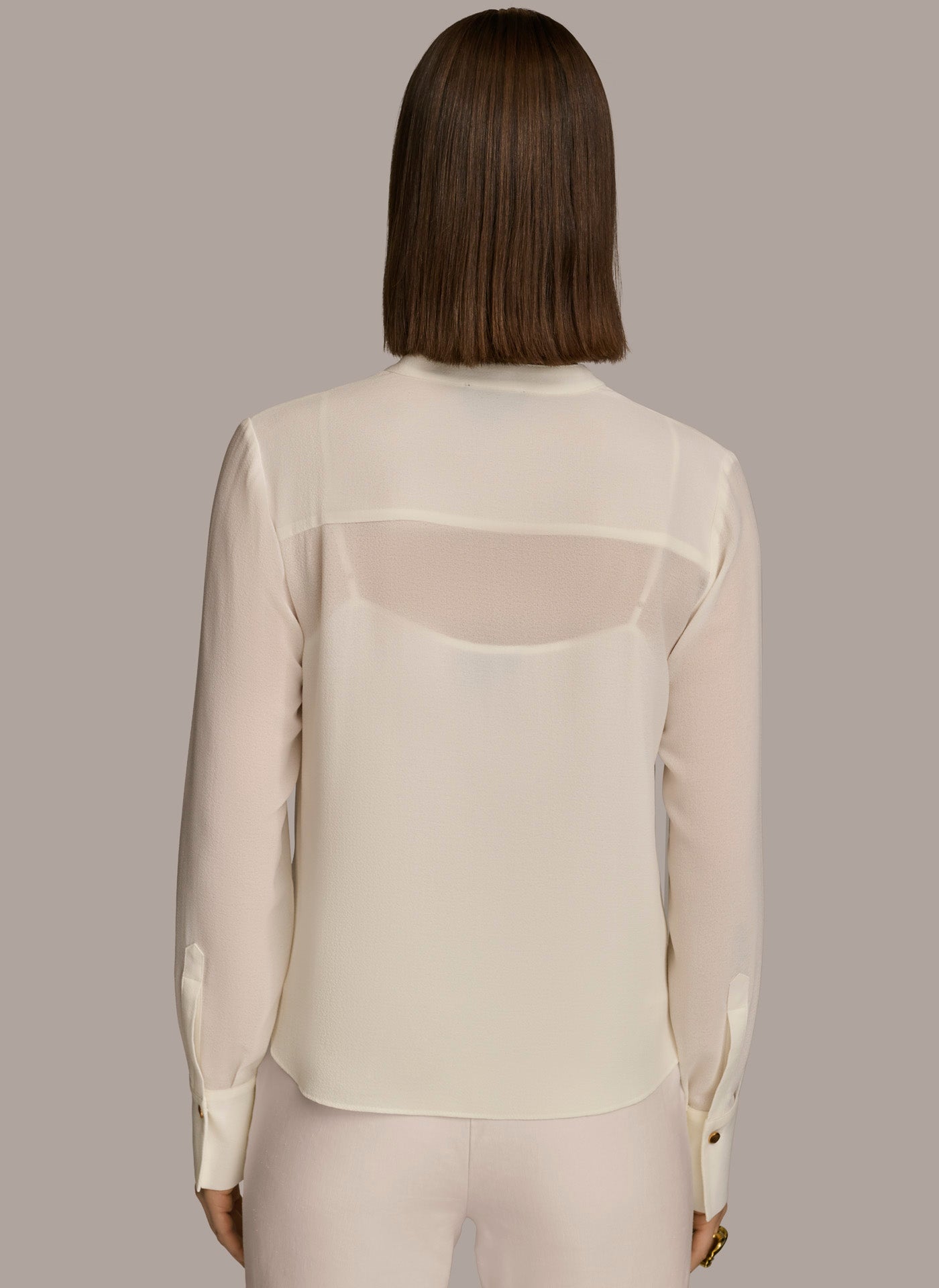 (image for) LEADING FAUX WRAP TOP